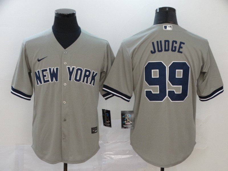 Aaron Judge Yankees Gray Road Replica Jersey