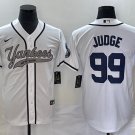 Aaron Judge Yankees White Fashion Replica Jersey