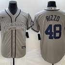 Anthony Rizzo Yankees Gray Fashion Replica Jersey