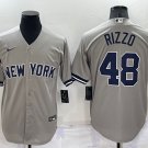 Anthony Rizzo Yankees Gray Road Replica Jersey