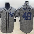 Anthony Rizzo Yankees Heather Grey Replica Jersey