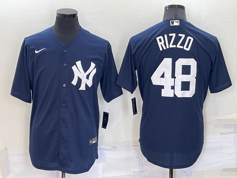 Anthony Rizzo Yankees Navy Replica Jersey