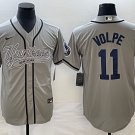 Anthony Volpe Yankees Gray Fashion Replica Jersey