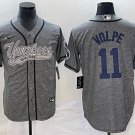 Anthony Volpe Yankees Heather Grey Fashion Replica Jersey