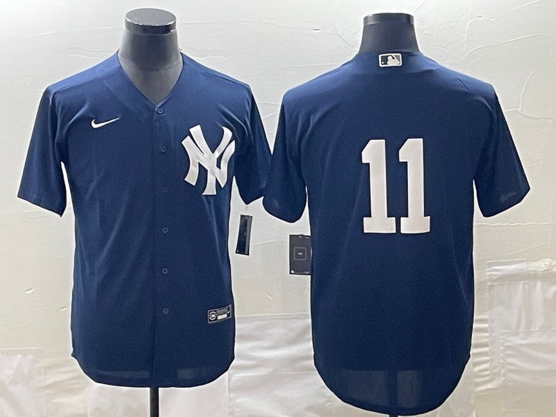 Anthony Volpe Yankees Navy Replica Jersey