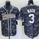 Babe Ruth Yankees Camo Fashion Replica Jersey
