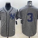 Babe Ruth Yankees Heather Grey Replica Jersey