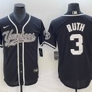 Babe Ruth Yankees Navy Fashion Replica Jersey