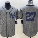 Giancarlo Stanton Yankees Heather Grey Replica Jersey