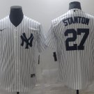 Giancarlo Stanton Yankees White Home Replica Jersey