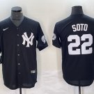 Juan Soto Yankees Black White Replica Jersey