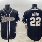 Juan Soto Yankees Navy Fashion Replica Jersey