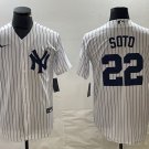 Juan Soto Yankees White Home Replica Jersey