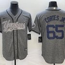 Nestor Cortes Jr Yankees Heather Grey Fashion Replica Jersey