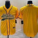 Team Athletics Yellow Fashion Replica Jersey