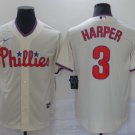 Bryce Harper Phillies Cream Alternate Replica Jersey