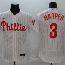 Bryce Harper Phillies White Home Authentic Jersey