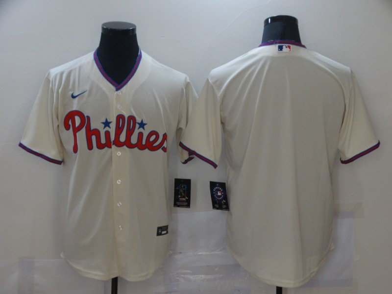 Team Phillies Cream Alternate Replica Jersey