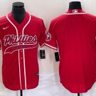 Team Phillies Red Fashion Replica Jersey