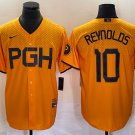 Bryan Reynolds Pirates Gold City Connect Replica Jersey