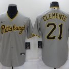 Roberto Clemente Pirates Gray Road Replica Jersey