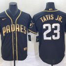 Fernando Tatis Jr Padres Black Golden Replica Jersey