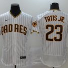 Fernando Tatis Jr Padres White Brown Authentic Jersey