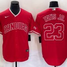 Fernando Tatis Jr. Padres Red Fashion Replica Jersey