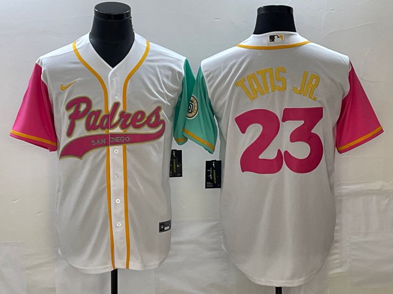 Fernando Tatis Jr. Padres White City Connect Fashion Replica Jersey