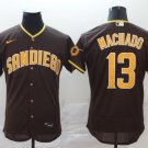 Manny Machado Padres Brown Alternate Authentic Jersey