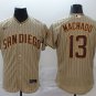 Manny Machado Padres Tan Brown Alternate Authentic Jersey