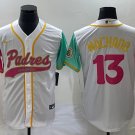 Manny Machado Padres White City Connect Fashion Replica Jersey