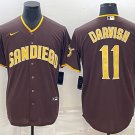 Yu Darvish Padres Brown Road Replica Jersey