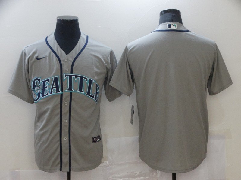 Team Mariners Gray Road Replica Jersey