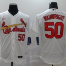 Adam Wainwright Cardinals White Home Authentic Jersey