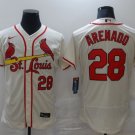 Nolan Arenado Cardinals Cream Alternate Authentic Jersey