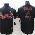 Yadier Molina Cardinals Black Shadow Replica Jersey