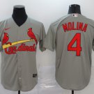 Yadier Molina Cardinals Gray Road Replica Jersey