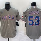Adolis Garcia Rangers Gray Road Replica Jersey