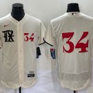 Nolan Ryan Rangers Cream 2023 City Connect Authentic Jersey