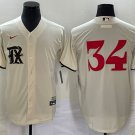 Nolan Ryan Rangers Cream 2023 City Connect Replica Jersey