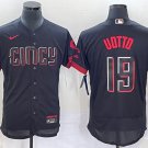 Joey Votto Reds Black 2023 City Connect Authentic Jersey