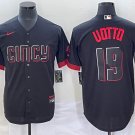 Joey Votto Reds Black 2023 City Connect Replica Jersey