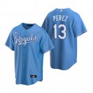 Salvador Perez Royals Light Blue Alternate Replica Jersey