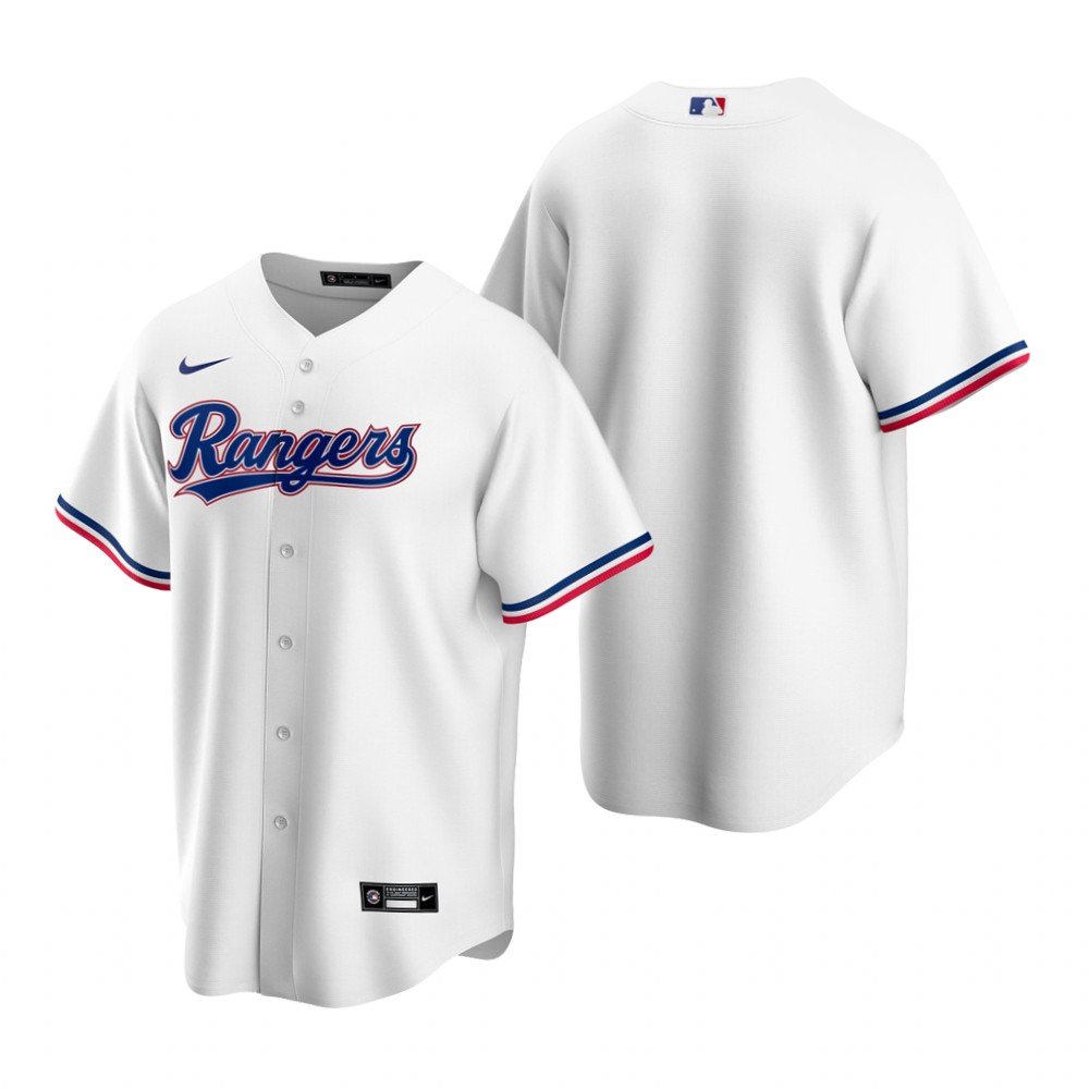 Team Rangers White Home Replica Jersey