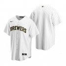 Team Brewers White Home Replica Jersey