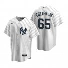 Nestor Cortes Jr. Yankees White Home Replica Jersey