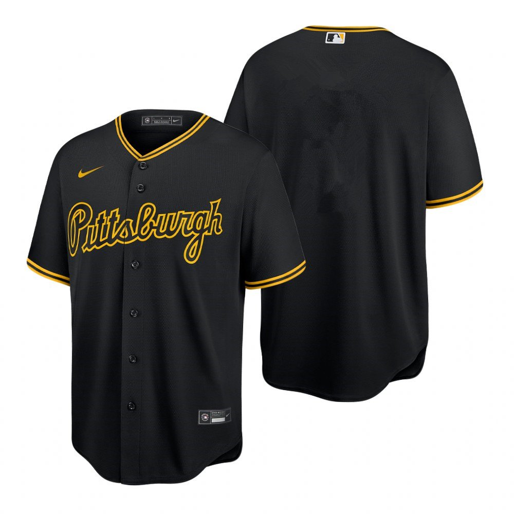 Team Pirates Black Replica Jersey