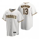 Manny Machado Padres White Home Replica Jersey
