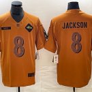 Lamar Jackson Ravens New Salute To Service Brown Limited Jersey